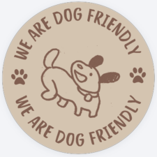 "We are Dog Friendly" Stickers